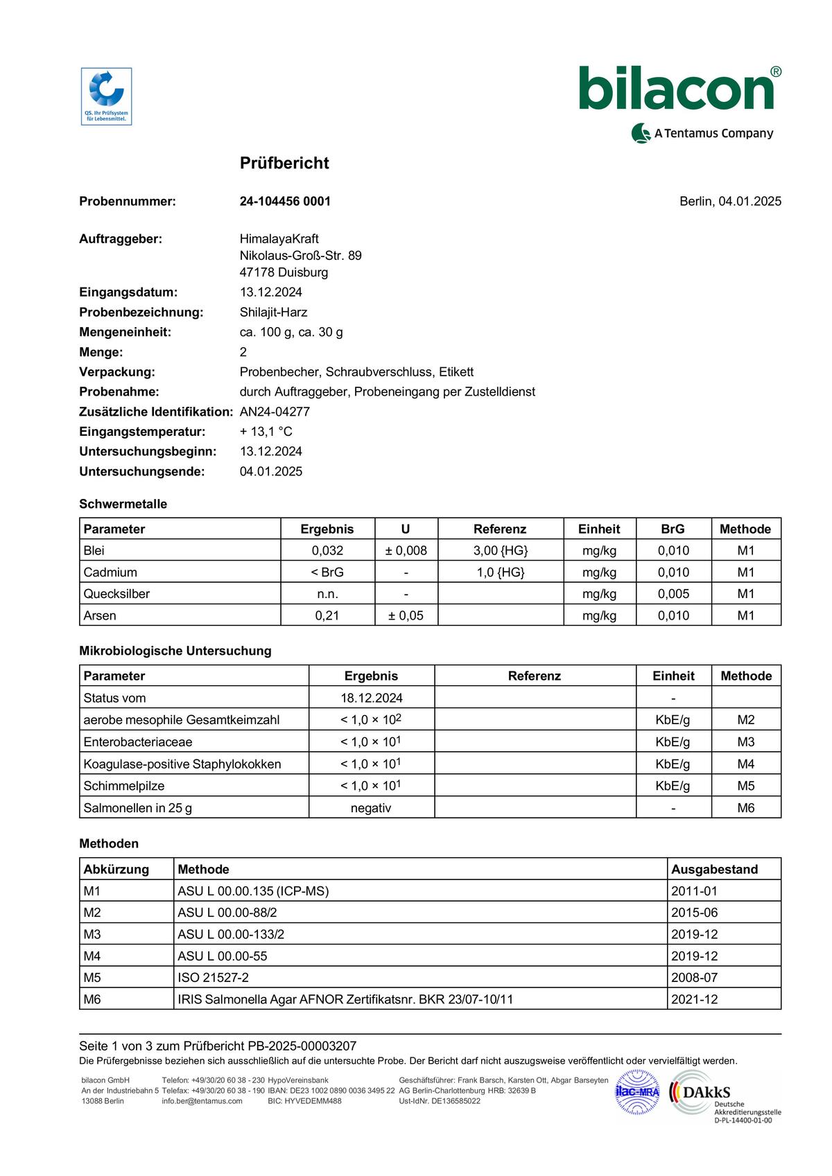 Laborbericht Seite 1
