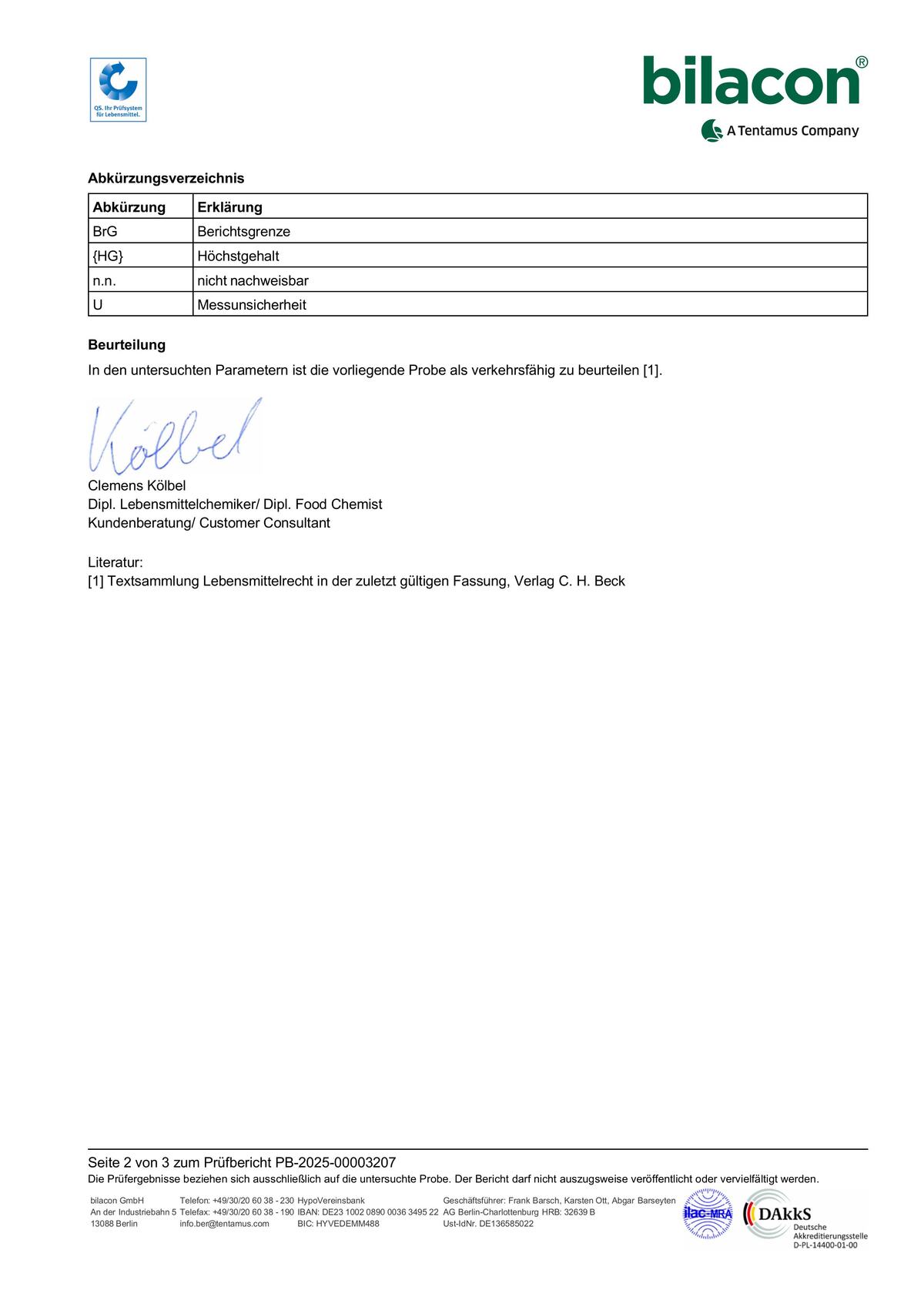 Laborbericht Seite 2