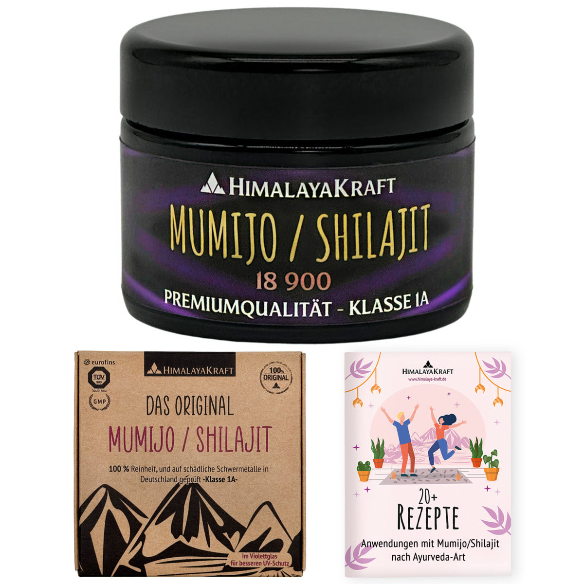 Original Shilajit in DE laborgeprüft, 27g (90 Portionen)