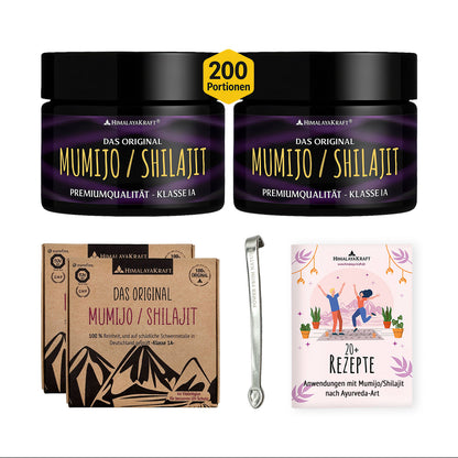 2x Original Shilajit in DE laborgeprüft, 60 g (200 Portionen)