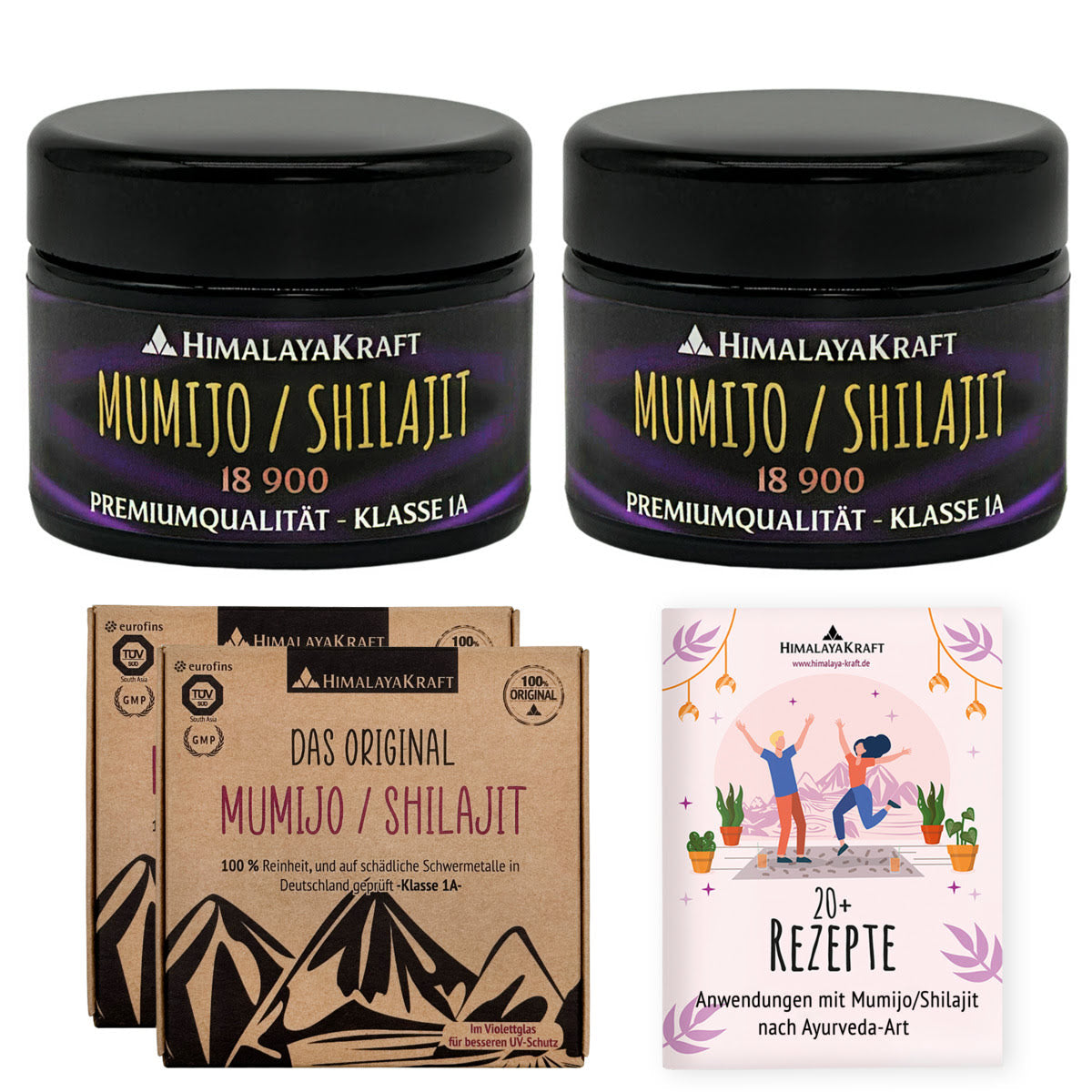 2x Original Shilajit in DE laborgeprüft, 54g (180 Portionen)