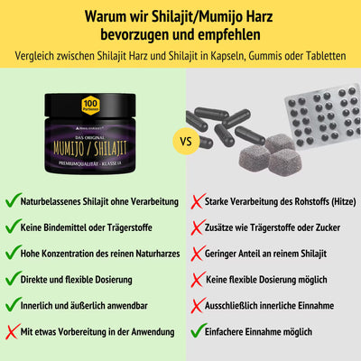 Shilajit (Mumijo) 60 g, Original Himalaya, DE-laborgeprüft